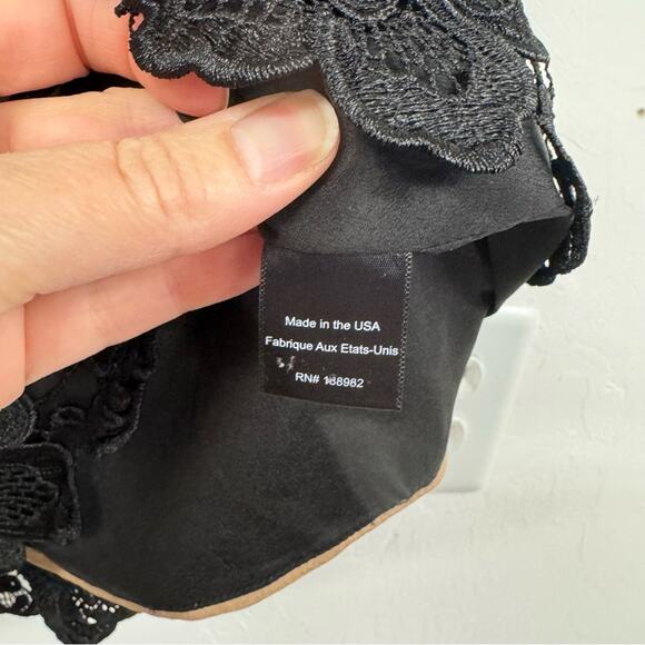 Dress The Population Black Lace Sleeveless Mini Cocktail Dress Womens XS Formal - Picture 9 of 14